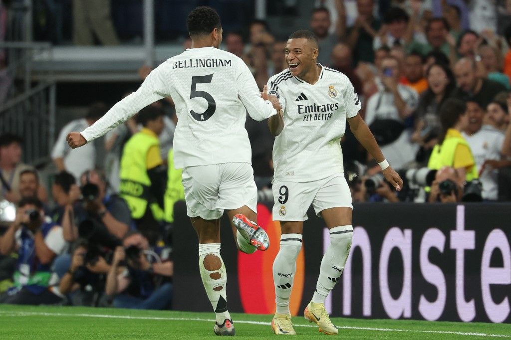 Kylian Mbappé, Jude Bellingham, Real Madrid, Bajnokok Ligája