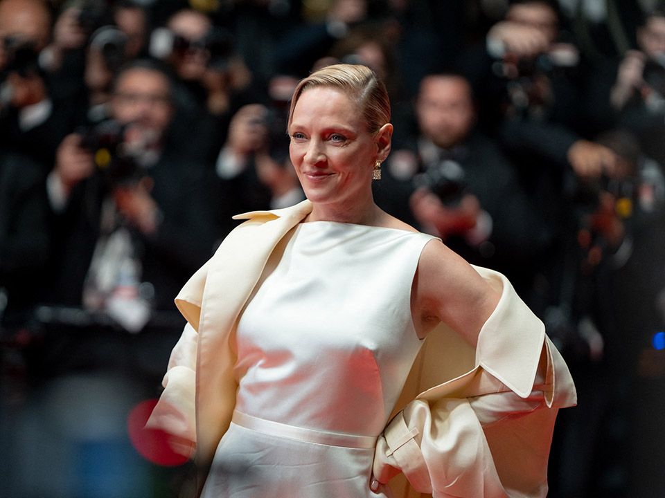 Uma Thurman, színésznő, UmaThurman,  The 77th Annual Cannes Film Festival