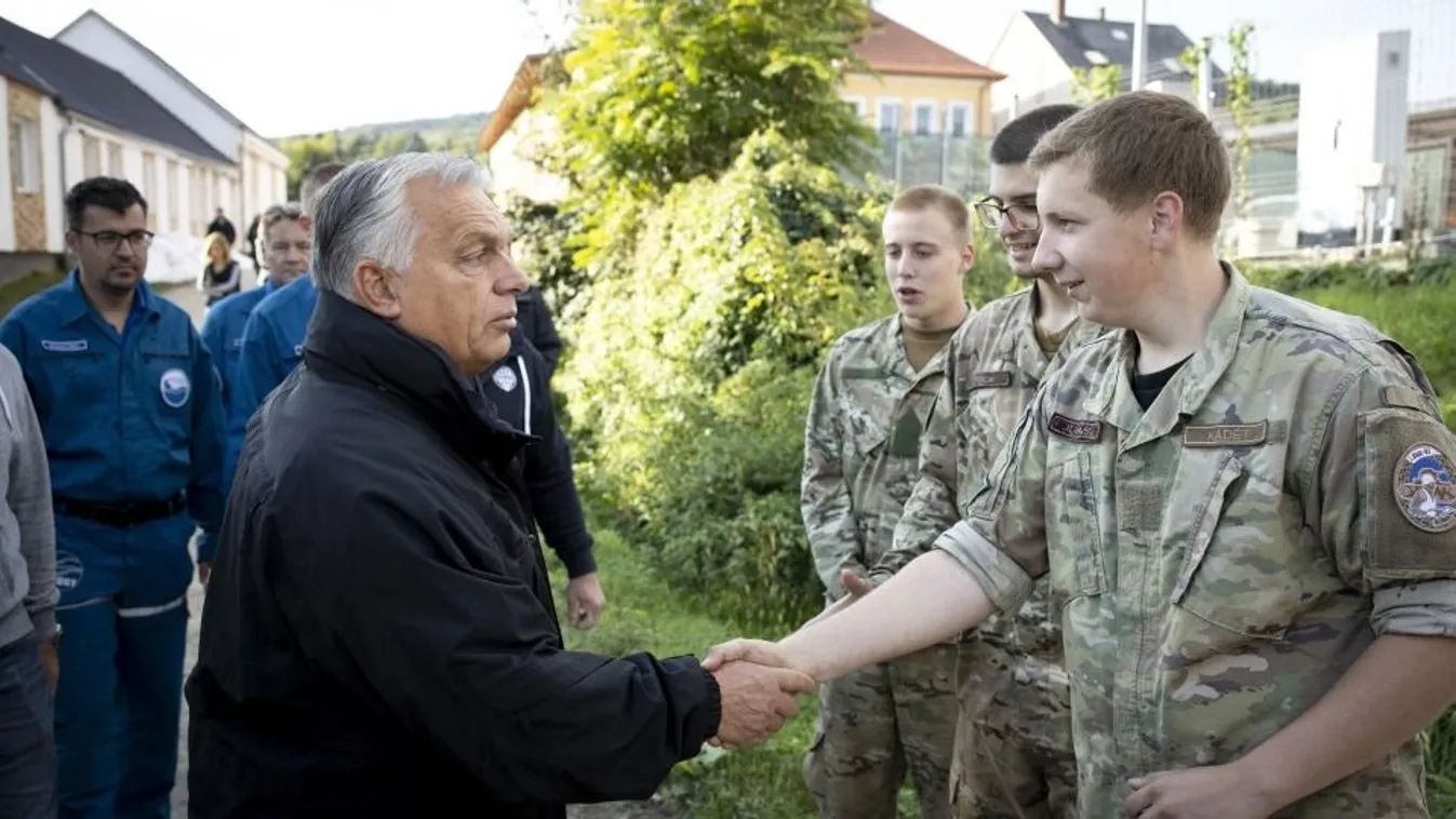 Orbán Viktor ellenőrzést tartott Dunaalmáson, OrbánViktor, 2024.09.20.