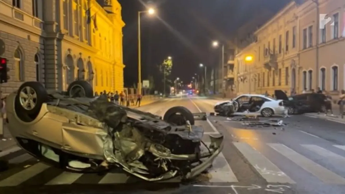 Négy embert juttatott kórházba egy 130-cal száguldozó 18 éves sofőr Győrben