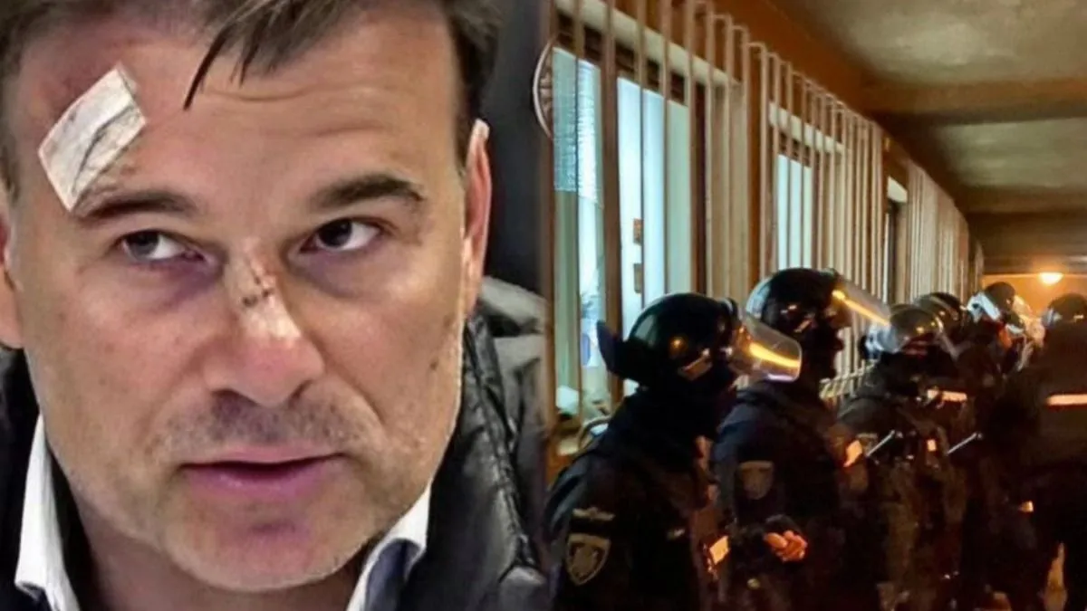 Szétverték az öltözőt a Partizan-huligánok, a vezetőedző is megsérült - videó