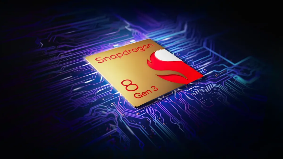 qualcomm snapdragon 8 gen 3 rendszerlapka soc system-on-chip processzor lapka csúcsmobil