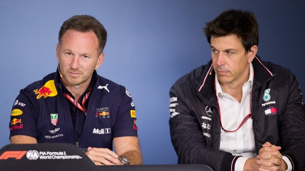 Toto Wolff, F1, Red Bull, Mercedes, Christian Horner, csapatfőnök