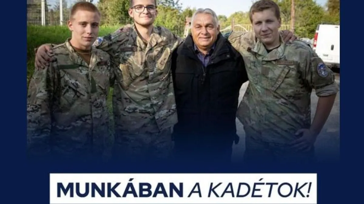 Orbán Viktor: A kadétok jól vizsgáztak!