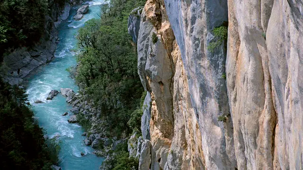 Verdon-szurdok, Provence, Délkelet-Franciaország, Franciaország, Verdonszurdok,