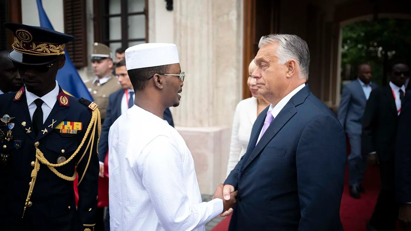 Orbán Viktor fogadta Csád elnökét, OrbánViktor, 2024.09.09.