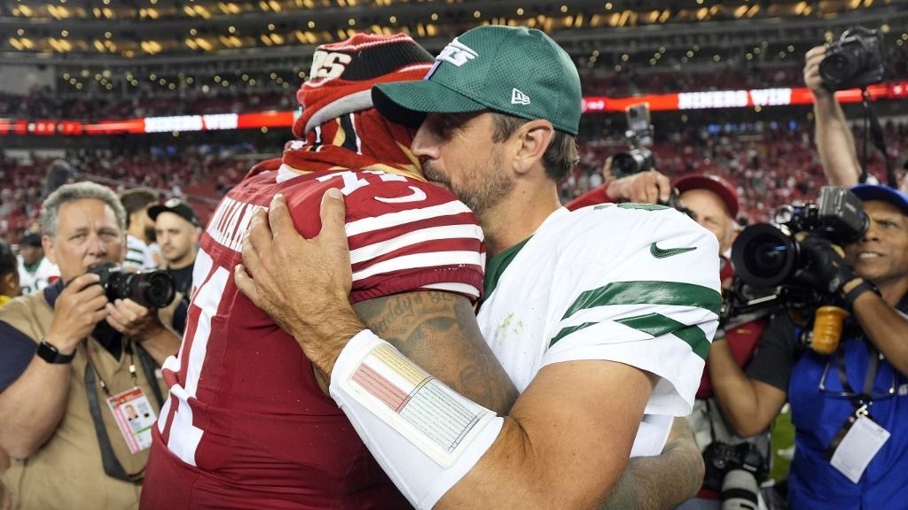 New York Jets v San Francisco 49ers, Aaron Rodgers