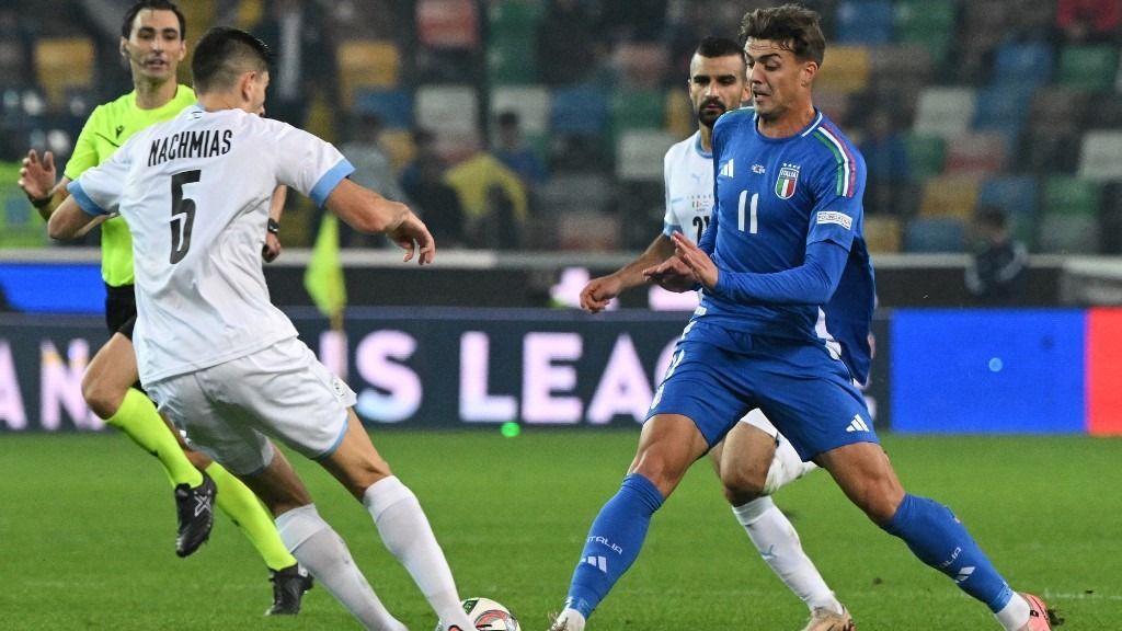 Football: UEFA Nations League - League A day 4: Group 2 Italy v Israel, Daniel Maldini