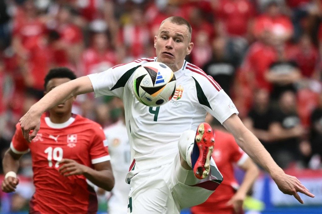 Football: UEFA Euro 2024 - 1st round day 1: Group A Hungary v Switzerland, Szalai Attila