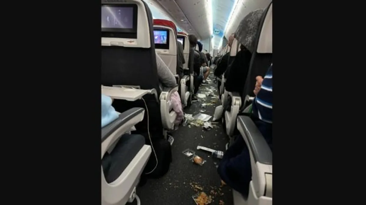 Hatalmas káoszt okozott a turbulencia az Air Canada egyik járatán