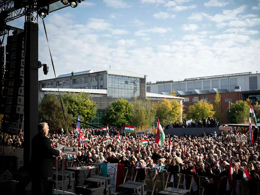 Orbán Viktor ünnepi beszéd, Orbán Viktor, ünnepi beszéd, OrbánViktorünnepibeszéd, OrbánViktor, 1956-os forradalom és szabadságharc, 68. évforduló, Millenáris Park, 2024.10.23.,  MillenárisPark, 1956-osforradalom,