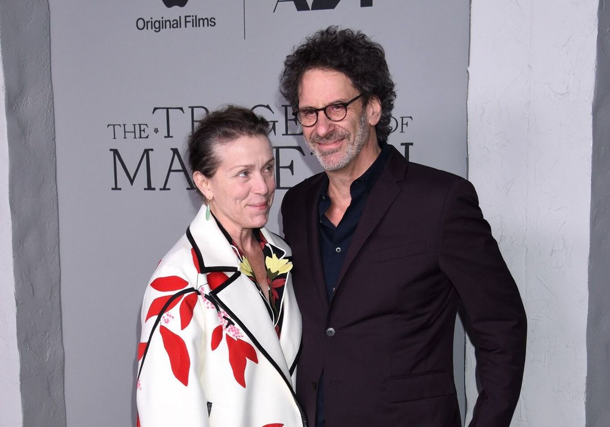 Joel Coen rendező és férj is egy személyben Frances McDormand számára. (Fotó: AFF/PA Images)