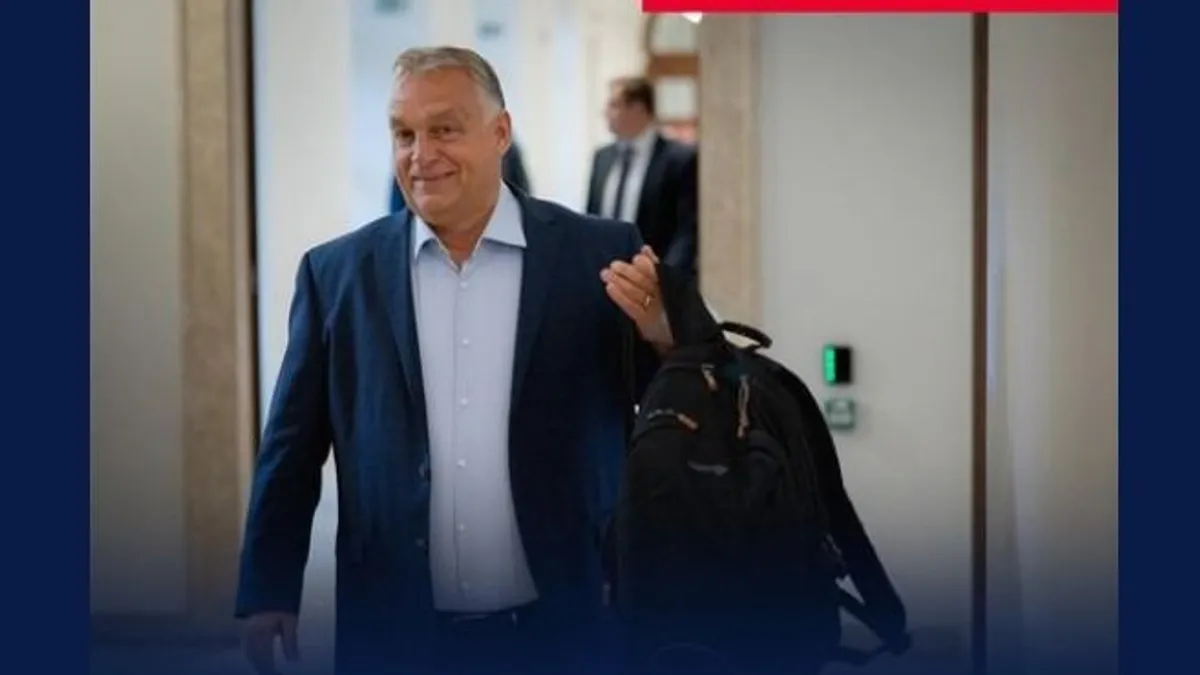 Orbán Viktornak vidáman indult a reggele