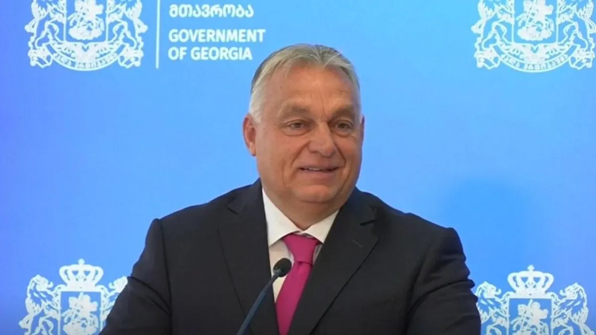 Orbán Viktor: Szabad és demokratikus választás történt Georgiában, és az ország a béke pártján áll