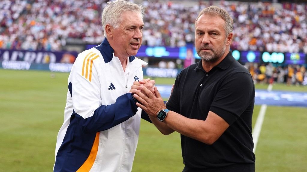 Carlo Ancelotti, Hansi Flick, Real Madrid, Barcelona, El Clasico