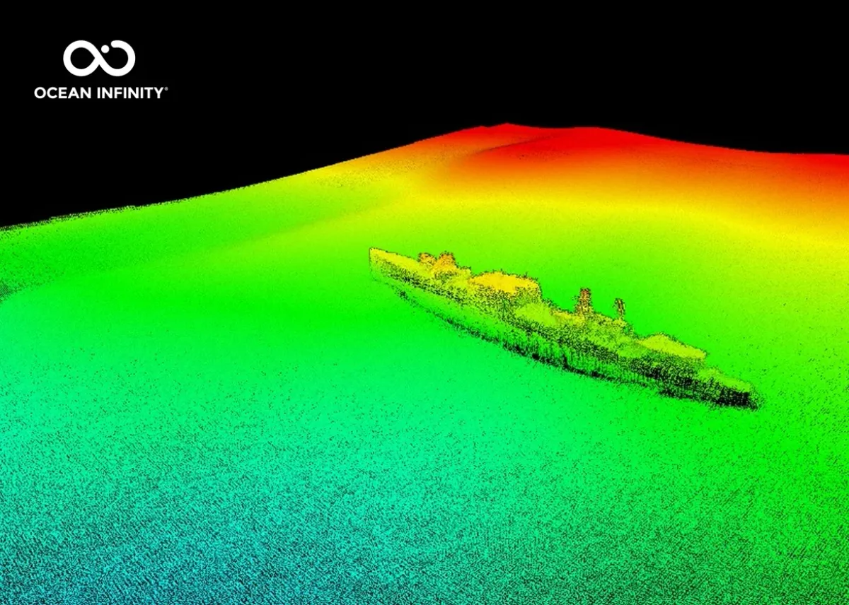 A vizsgálat azt mutatta, hogy a USS Stewart még mindig nagyrészt sértetlenül, szinte függőlegesen fekszik a tengerfenéken