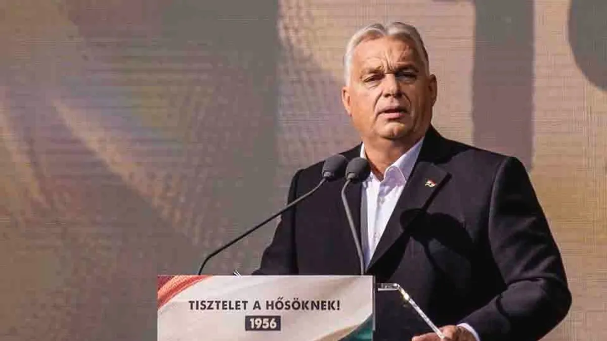 Orbán Viktor: Nem tűrjük el, hogy bármely felsőbbség belebeszéljen az életünkbe! - videó