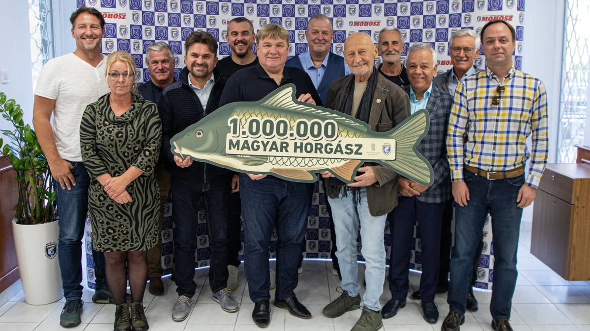 Már egymillió horgász van Magyarországon