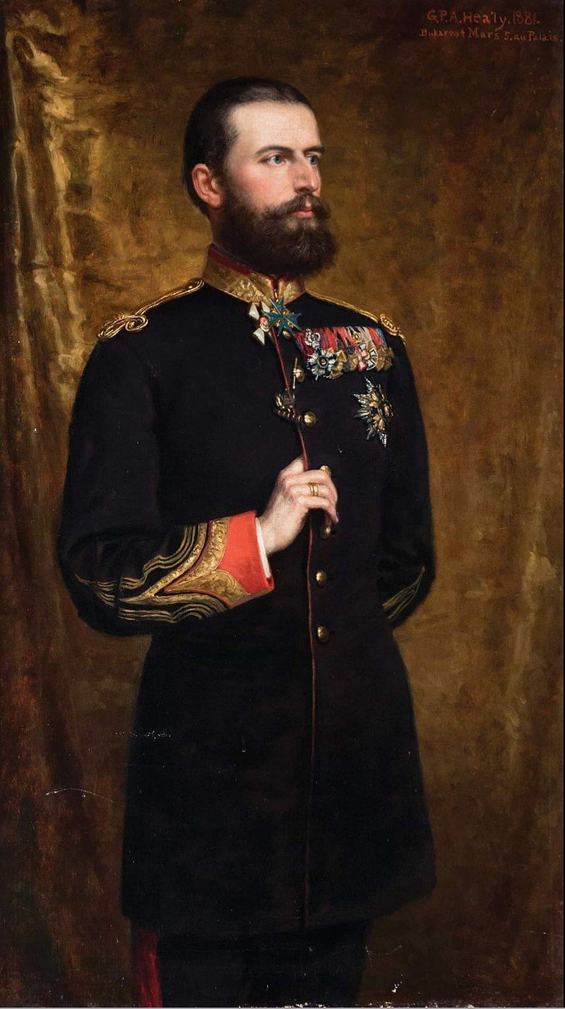 Álruhában érkezett az uralkodó: I. Károly román király portréja, festő: George P. A. Healy, 1873