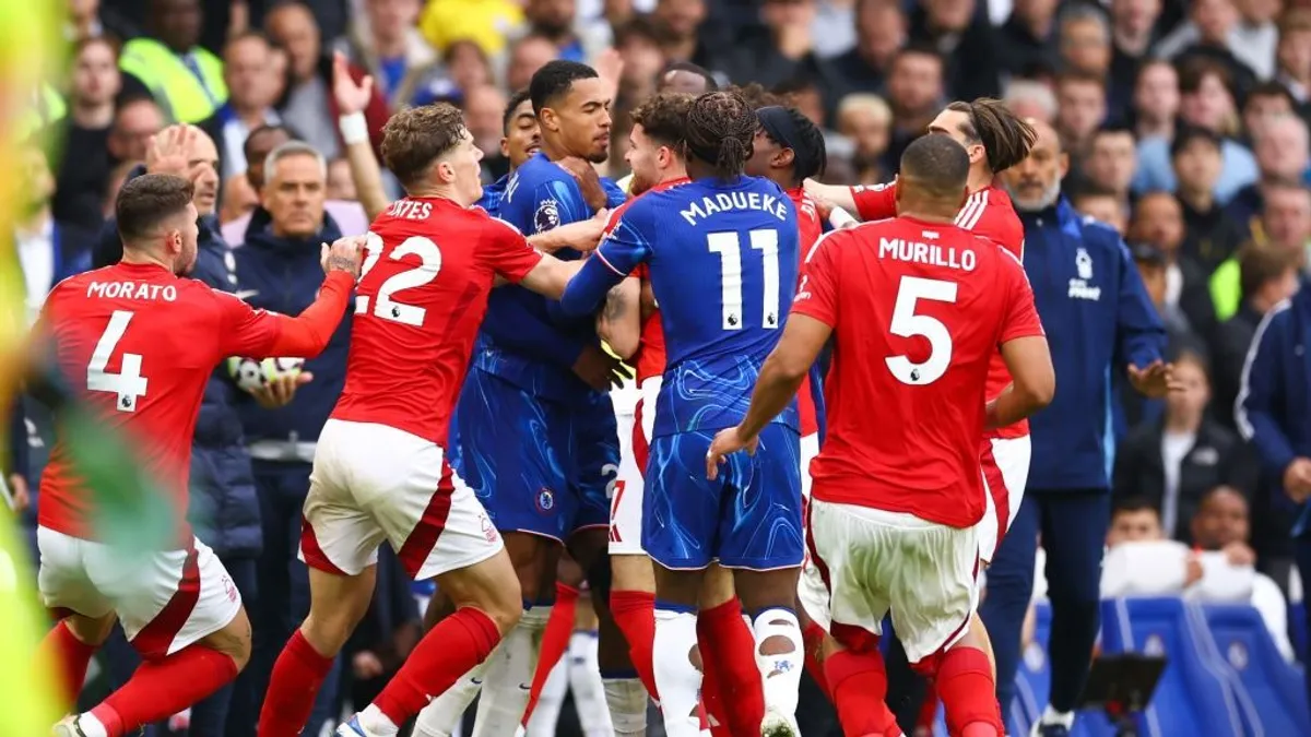 Botrányos tömegverekedés tört ki a Chelsea bajnoki meccsén