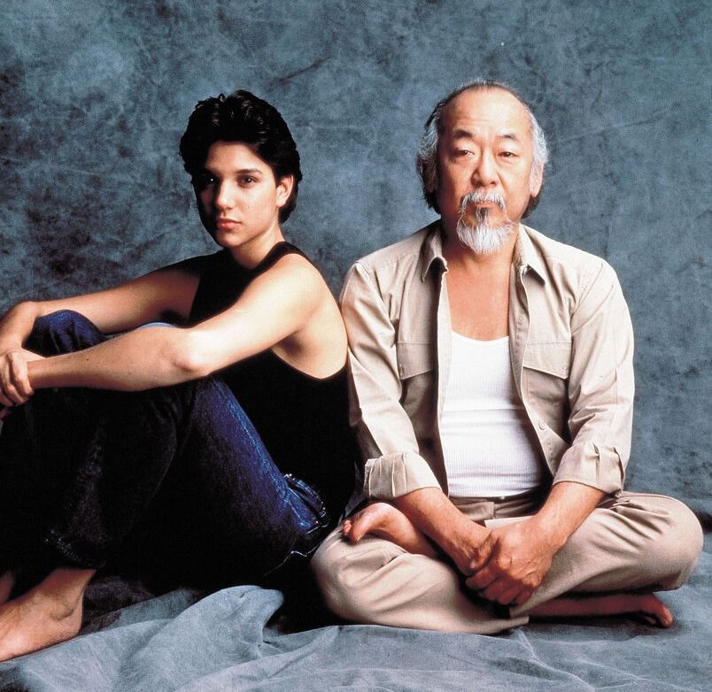 A karate kölyök, Ralph Macchio és tanítómestere, Pat Morita. (Fotó: Columbia Pictures)