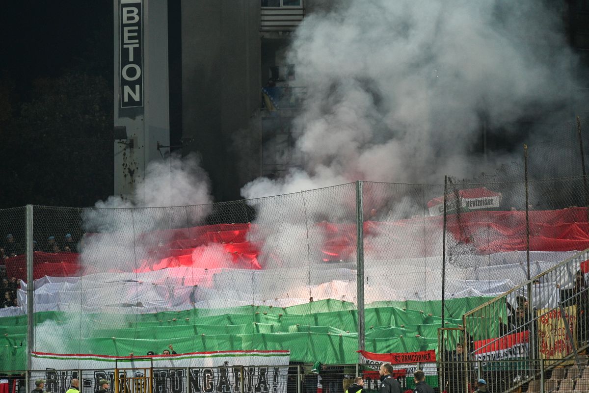 Zenica, magyar szurkolók, Nemzetek-ligája, Bosznia