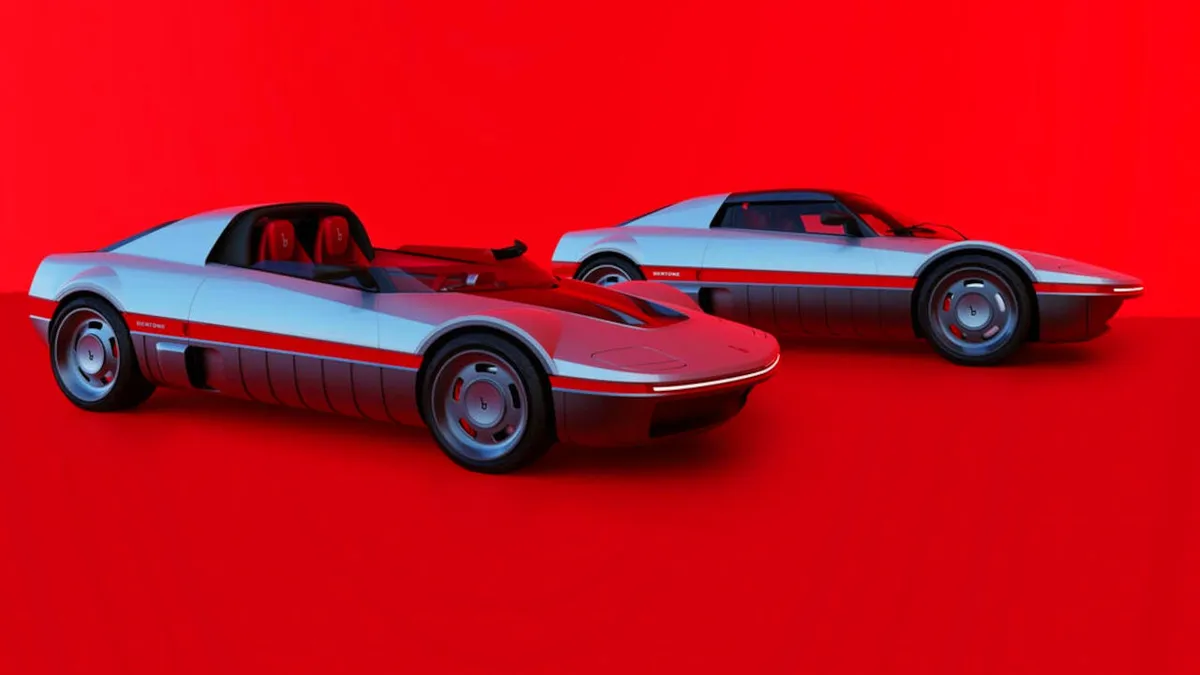 Utcára viszi a legendás tanulmányautóit a Bertone, a sort a Runabout nyitja 2026-ban