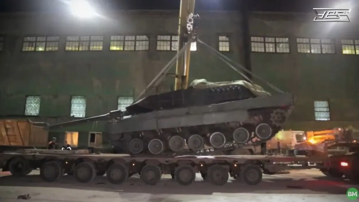 Megszereztek az oroszok egy Ukrajnának szállított német Leopard 2 harckocsit