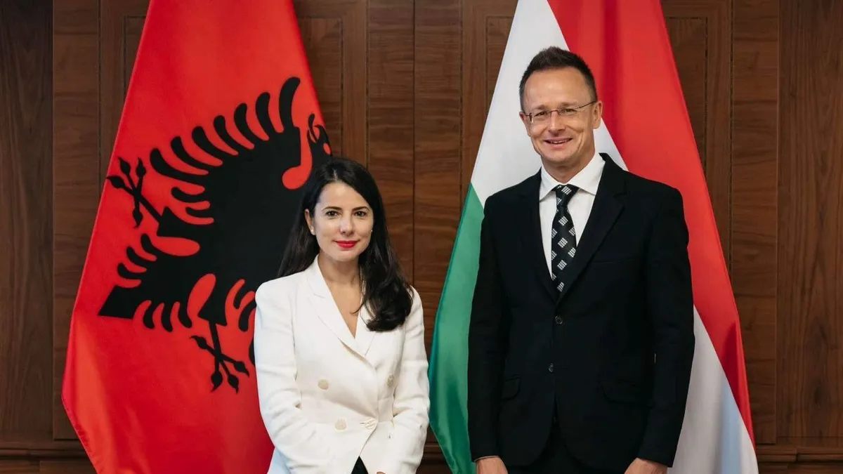 Szijjártó Péter: A magyar EU-elnökség alatt tartalmilag megkezdődnek a csatlakozási tárgyalások Albániával - videó