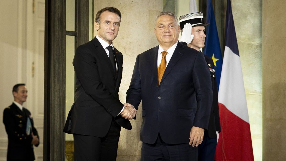 Orbán Viktor Emmanuel Macron francia elnökkel tárgyalt Párizsban,
OrbánViktor EmmanuelMacron francia elnökkel tárgyalt Párizsban