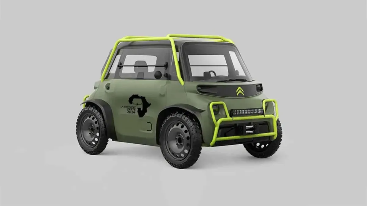 Citroën Ami mopedautókkal vágnak neki Afrika átszelésének