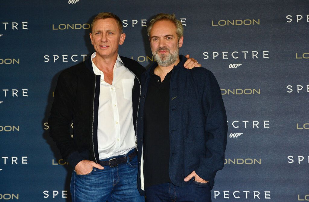 Daniel Craig és Sam Mendes a Spectre premierjén. (Fotó: KGC-42 / NORTHFOTO/JDavidson/KGC Photo Agency LLP)