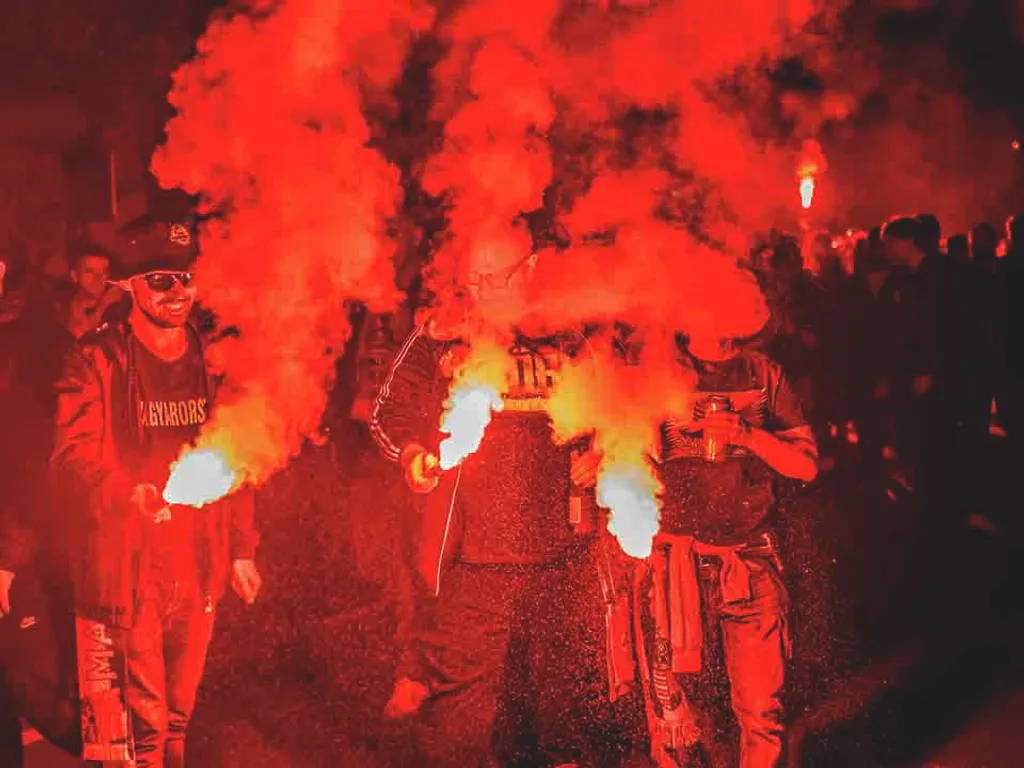 Bosznia-Hercegovina – Magyarország, vonulás, Nemzetek Ligája, magyar labdarúgó-válogatott, Bosznia-Hercegovina, 2024.10.14.,