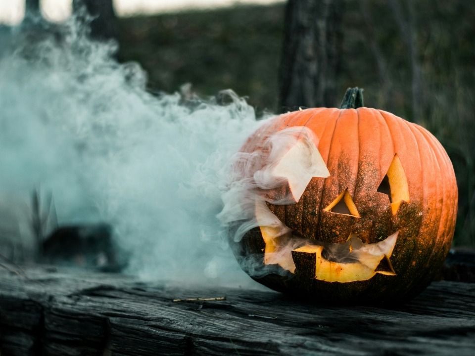 halloween, tök, töklámpás