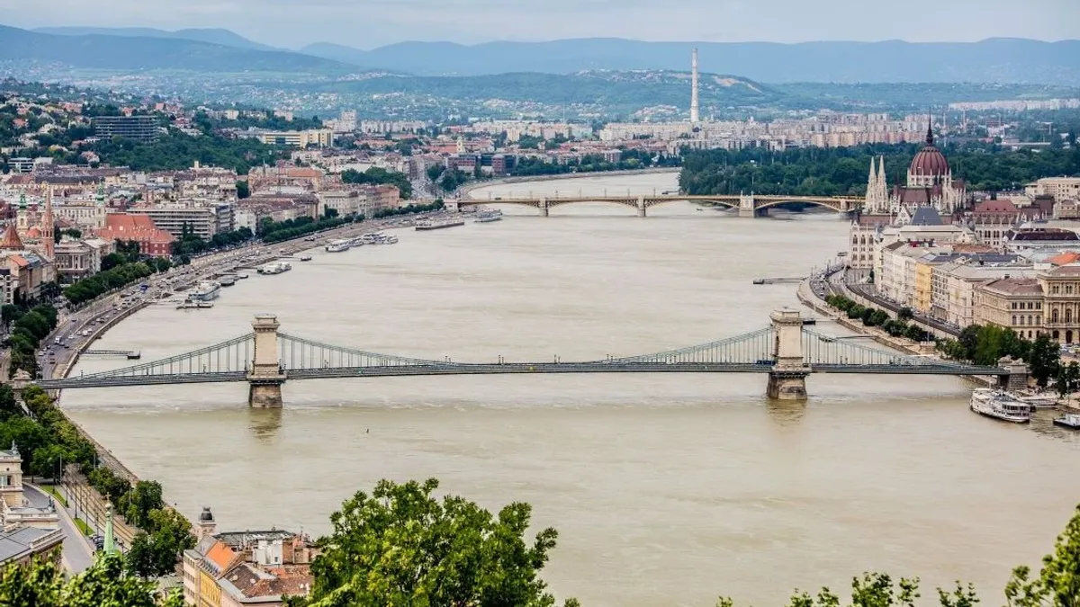 Régen hajózni kellett Budapest legismertebb utcáin
