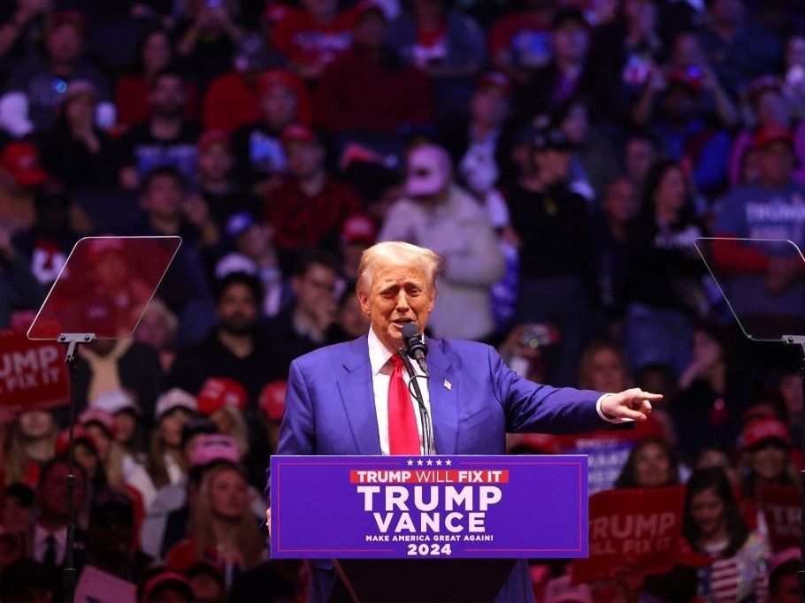 Donald Trump Holds Campaign Rally At Madison Square Garden In NYC