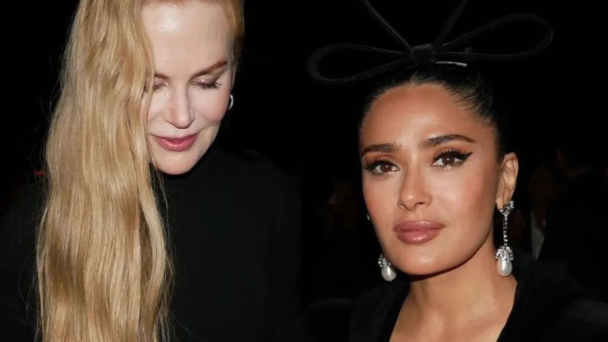 Nicole Kidman arrébb lökte Salma Hayeket a vörös szőnyegen - videó