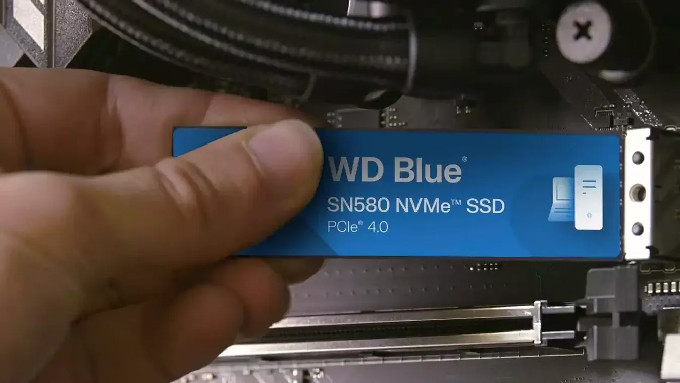 western digital wd blue sn580 ssd szilárdtest-meghajtó háttértár adattároló