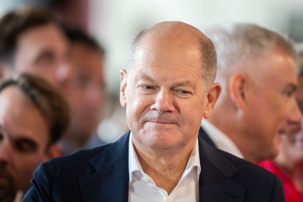 Olaf Scholz német kancellár 2024. október 1-jén