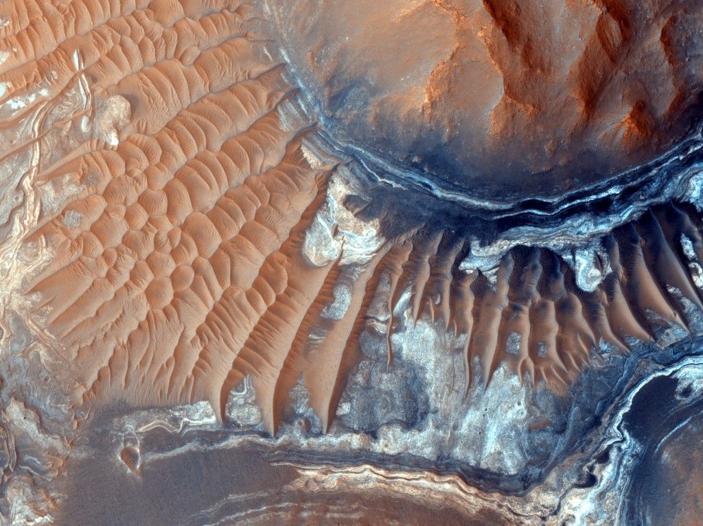 Noctis Labyrinthus formation on Mars