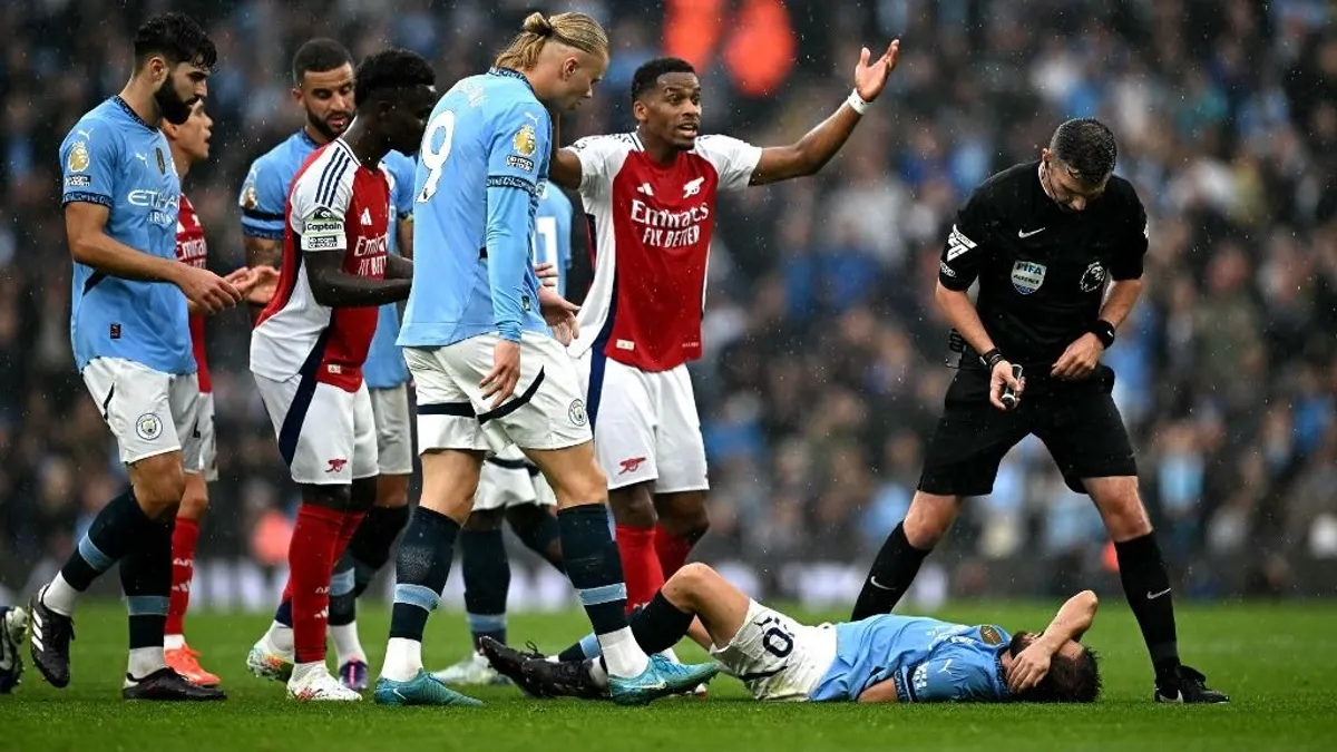 A war broke out between Manchester City and Arsenal