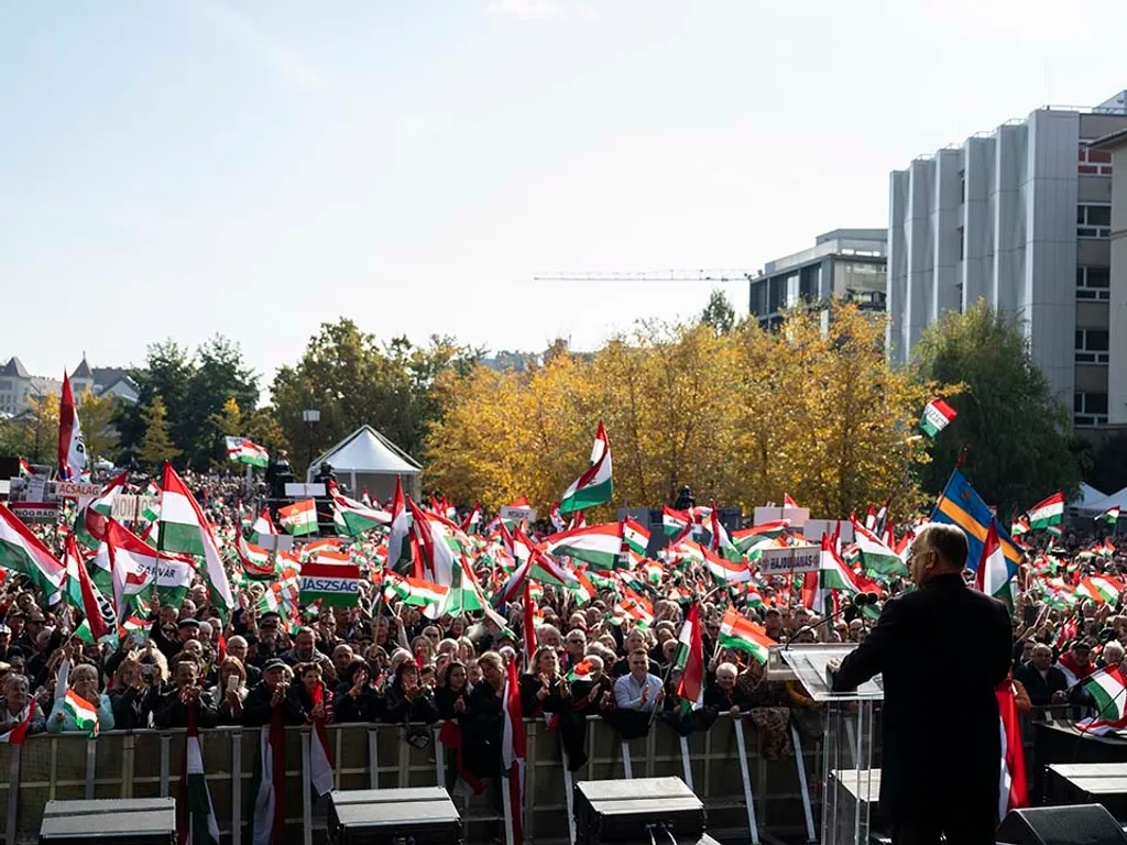 Orbán Viktor ünnepi beszéd, Orbán Viktor, ünnepi beszéd, OrbánViktorünnepibeszéd, OrbánViktor, 1956-os forradalom és szabadságharc, 68. évforduló, Millenáris Park, 2024.10.23.,  MillenárisPark, 1956-osforradalom,