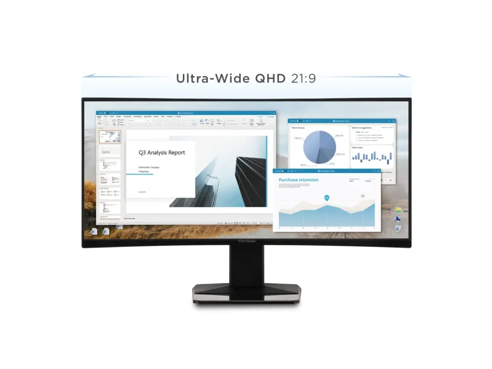 ViewSonic VG3419C monitor teszt