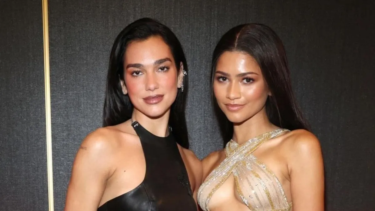 Bugyi nélkül pózolt együtt Zendaya és Dua Lipa - képek