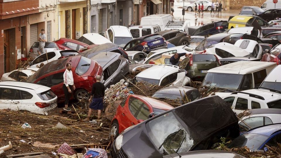 Árvíz, áradás, Spanyolország, Valencia