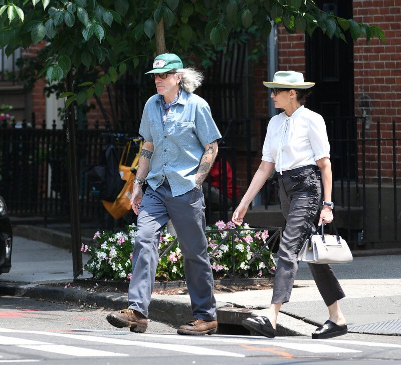 EXCLUSIVE Daniel Day-Lewis is Nearly Unrecognizable as He and Wife Rebecca Miller are Spotted out in West Village of New York