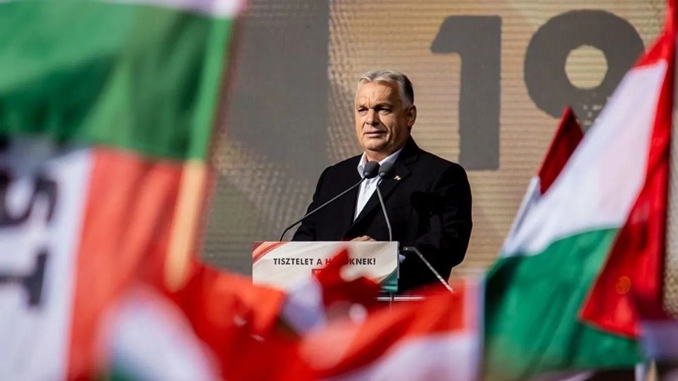 Orbán Viktor ünnepi beszéd, Orbán Viktor, ünnepi beszéd, OrbánViktorünnepibeszéd, OrbánViktor, 1956-os forradalom és szabadságharc, 68. évforduló, Millenáris Park, 2024.10.23.,  MillenárisPark, 1956-osforradalom,