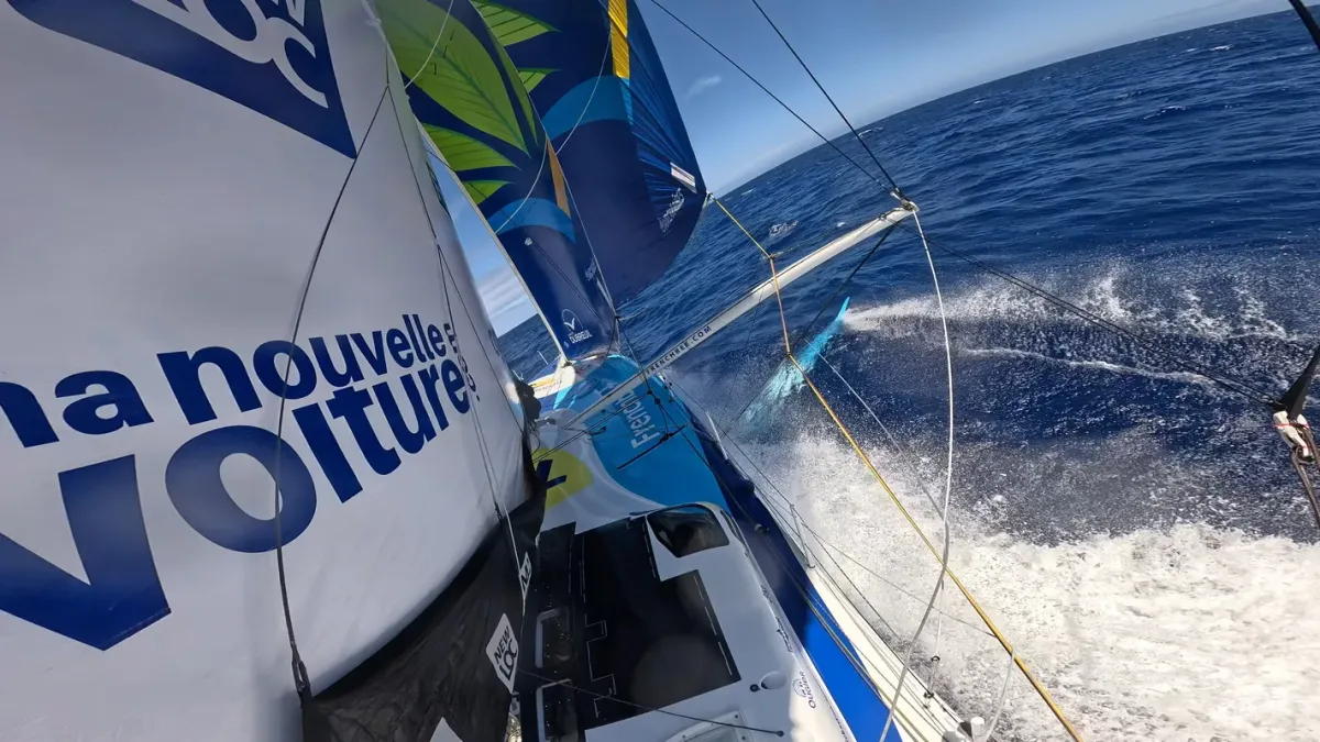 Megint megdöntötték a 24 órás rekordot a Vendée Globe-on - videó