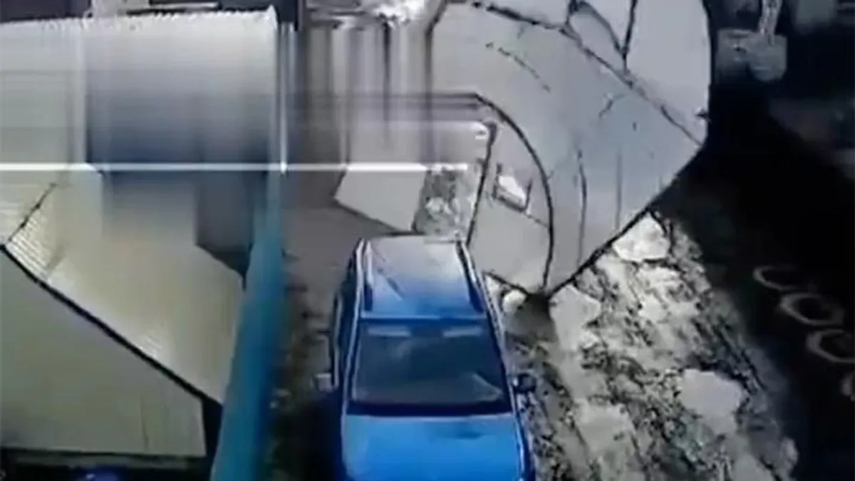 Leparkolta a kocsiját a szélviharban, eléggé meglepődött, mit talált rajta nem sokkal később - videó