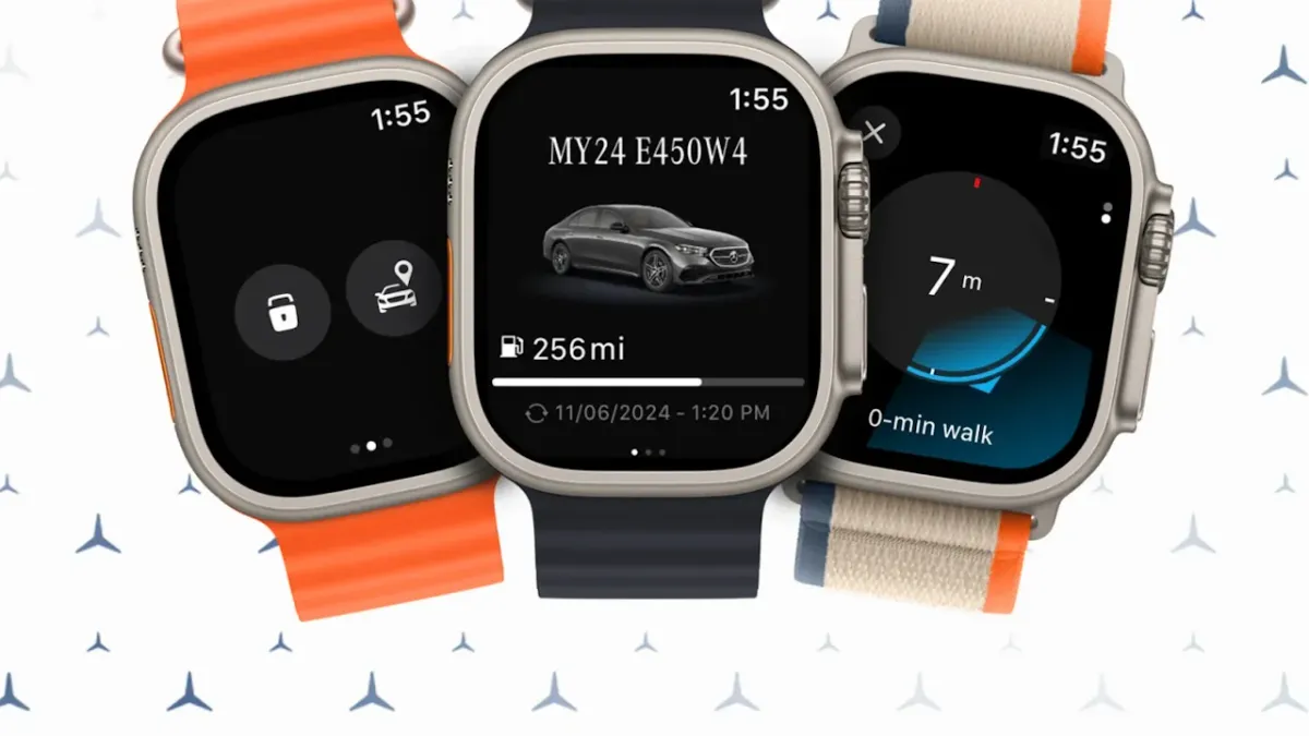 Apple Watch appot készített a Mercedes-Benz